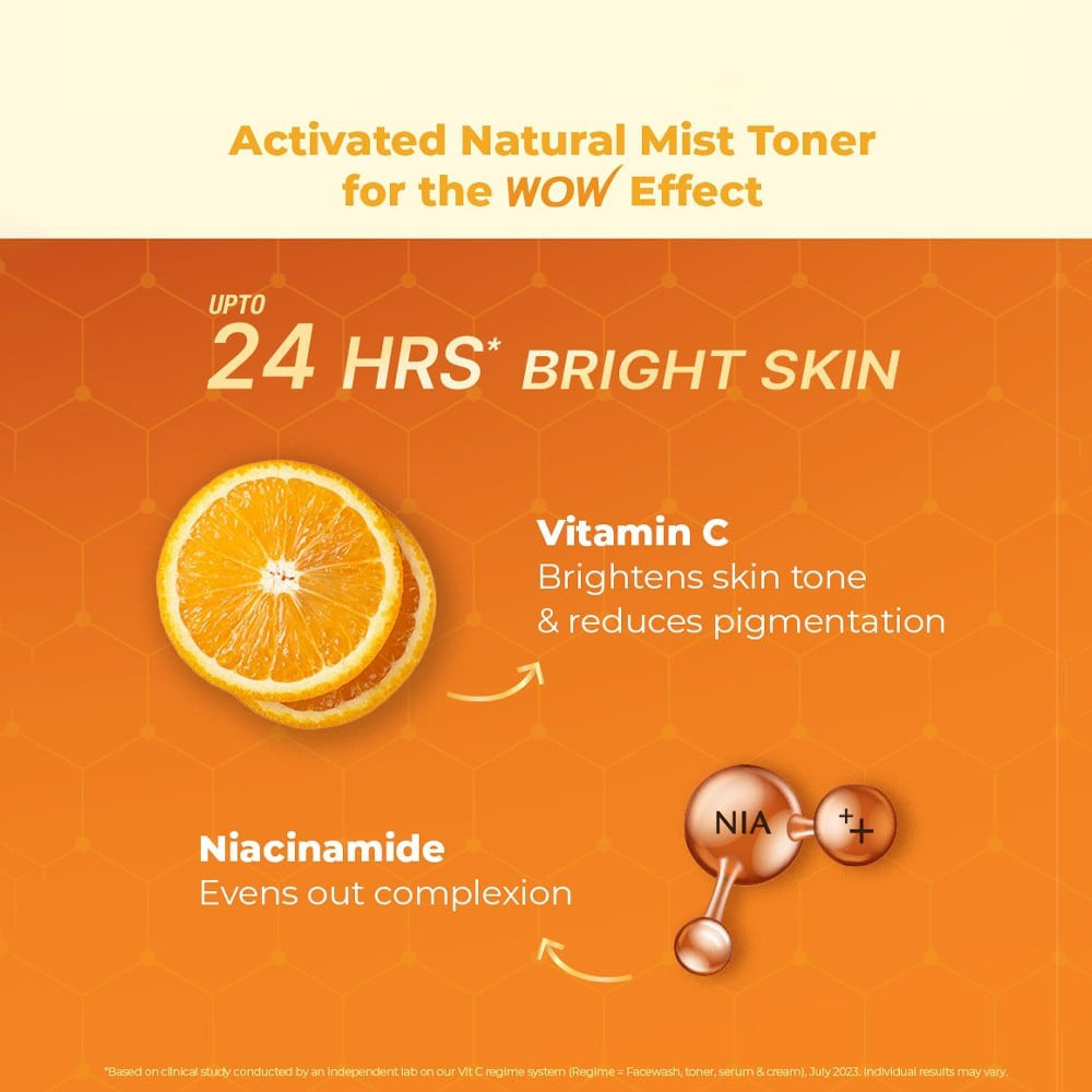 Wow Skin Science Vitamin C Skin Mist Toner : 200 ml