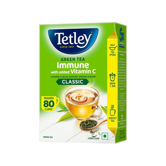 Tetley Immune with Added Vitamin C Green Tea : 100 g