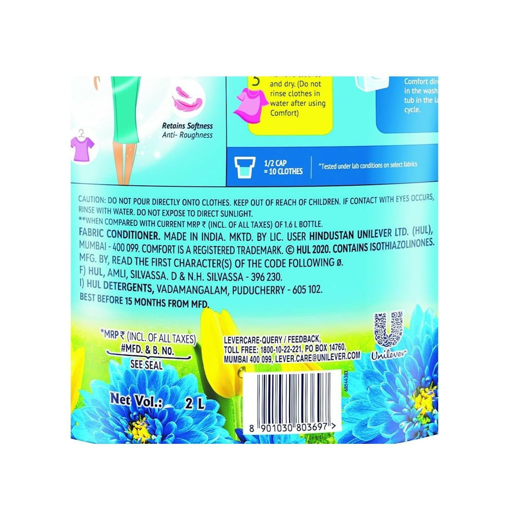 Comfort After Wash Fabric Conditioner (Morning Fresh) : 2 ltr