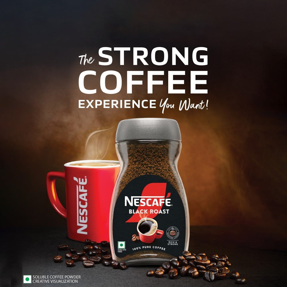 Nescafe Classic Black Roast Coffee (Rich & Strong) : 90 g