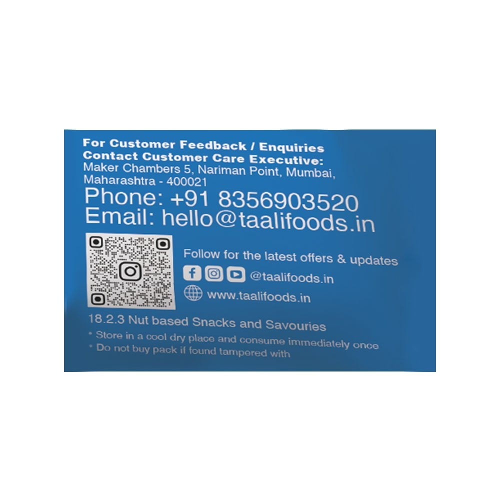 Taali Roasted Salted Peanuts : 150 g