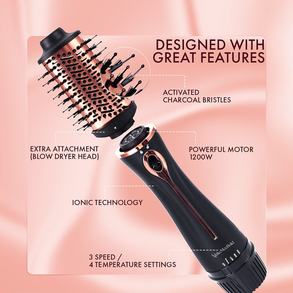 MakeMeeBold 3-in-1 Hot Air Brush by Urban Yog : 1 unit