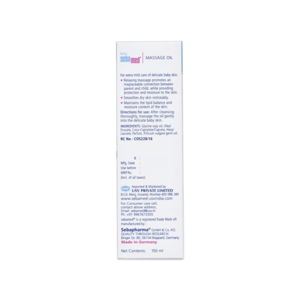 Sebamed Soothing Baby Massage Oil : 150 ml