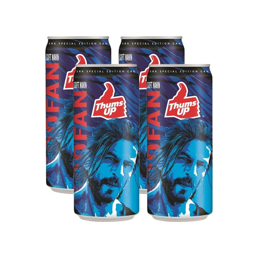 Thums Up Cola Soft Drink (300 ml) - Pack of 4 : 4 x 300 ml