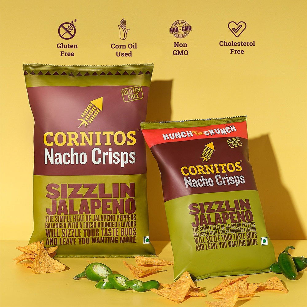 Cornitos Sizzlin Jalapeno Nachos : 150 g