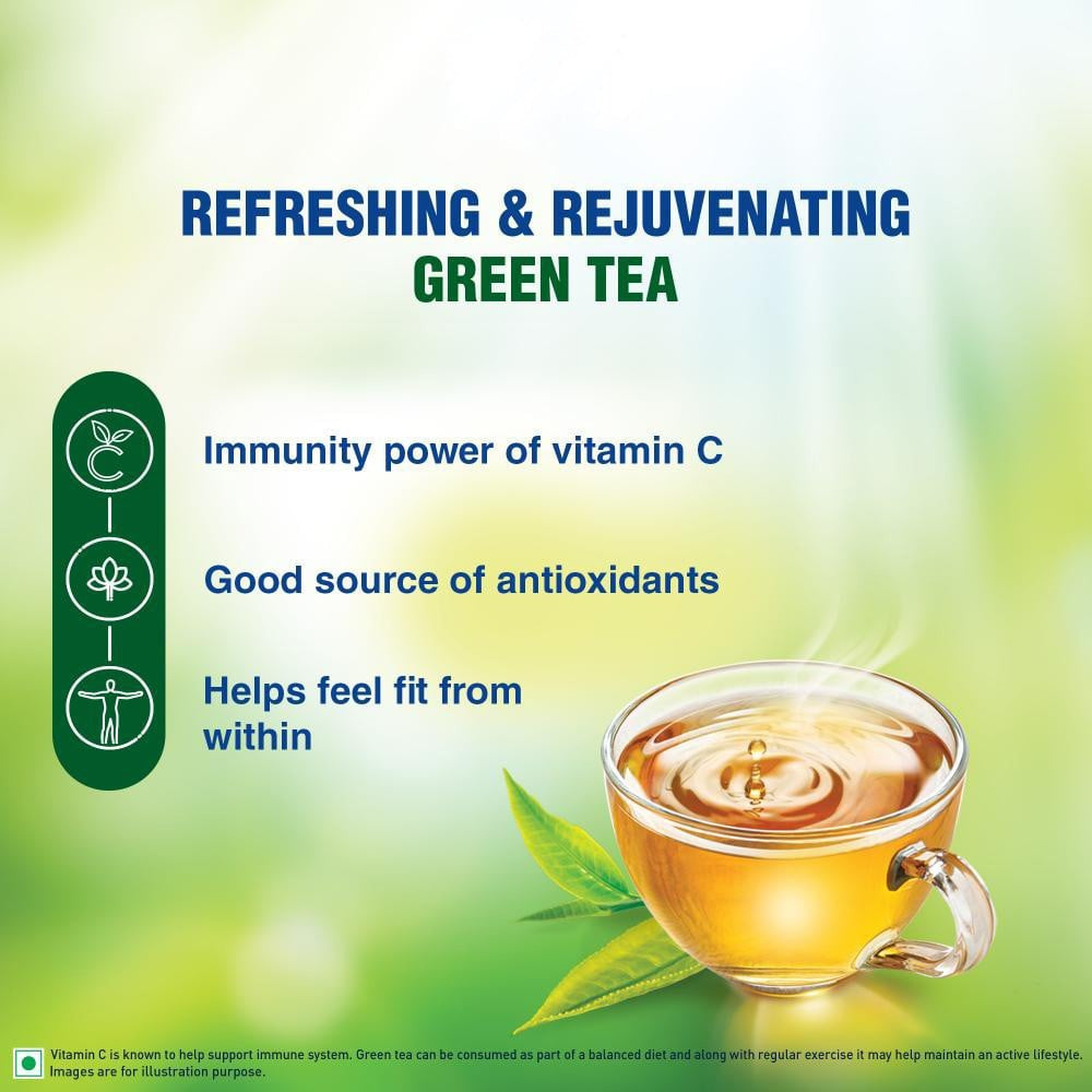 Tetley Immune with Added Vitamin C Green Tea : 100 g