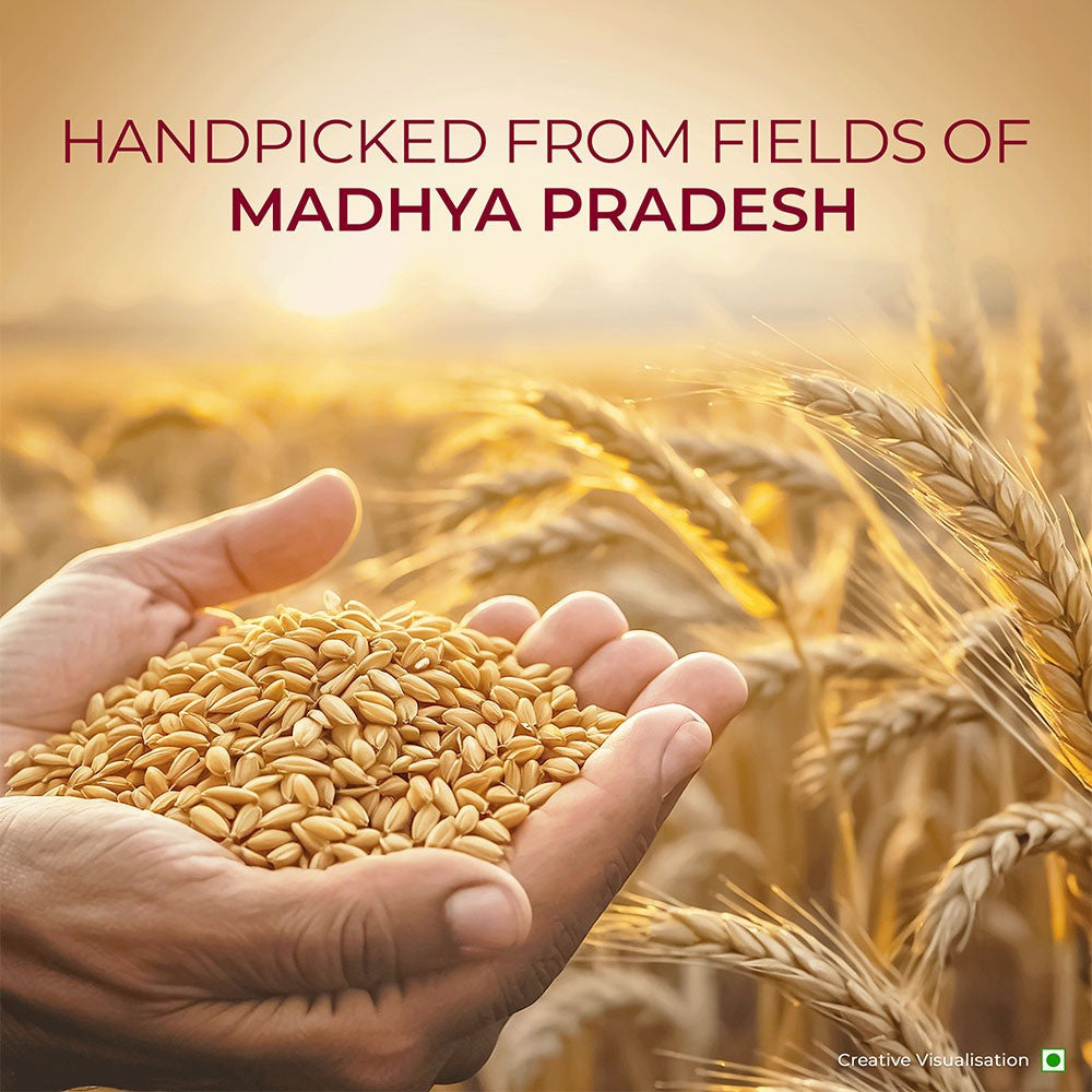 Aashirvaad 0% Maida, 100% M.P. Chakki Atta : 10 kg