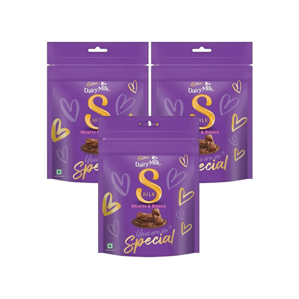 Cadbury Dairy Milk Silk Minis Home Treats Milk Chocolate Pack - Pack of 3 : 3 x 135 g