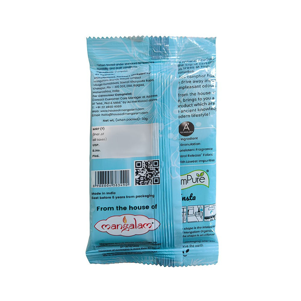 CamPure Camphor Car Freshener Insta Cone - Original : 30 g