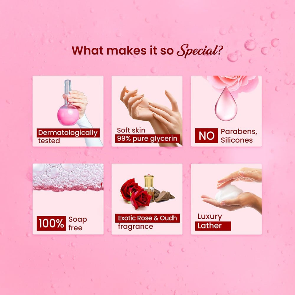 Dabur Gulabari Shower Gel (Himalayan Rose & Oudh) : 250 ml