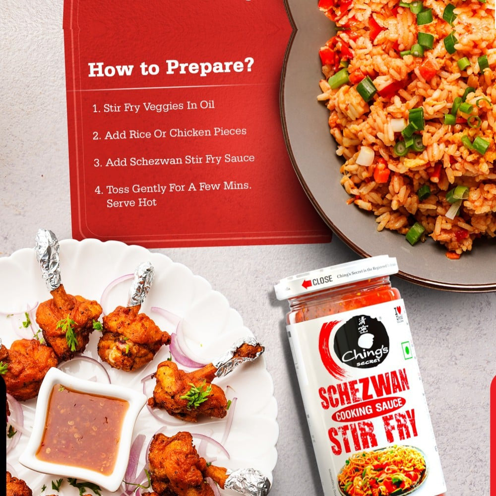Ching's Secret Schezwan Stir Fry Cooking Sauce : 250 g