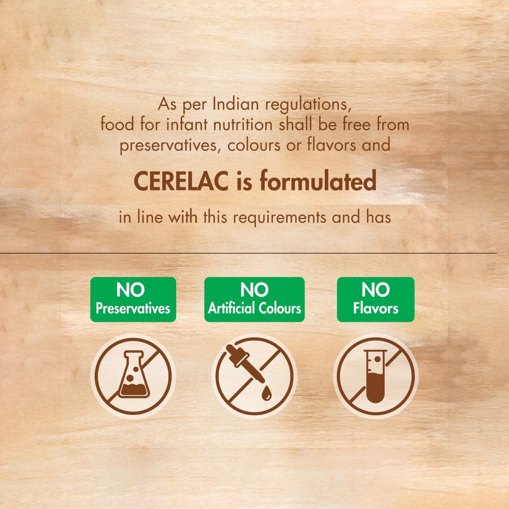 Nestle Cerelac Rice Baby Cereal (With No Refined Sugar, 6-24 Months) : 300 g