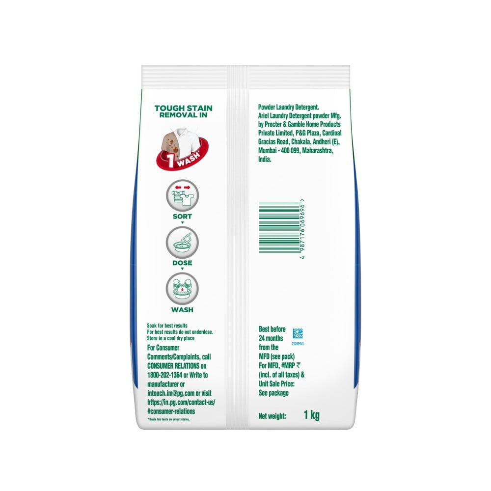 Ariel Perfect Wash Detergent Powder : 1 kg