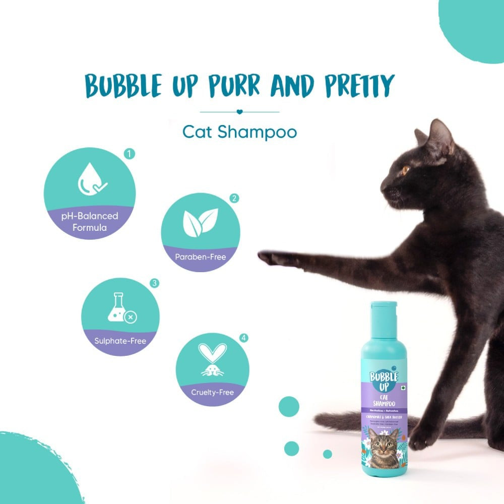 HUFT Bubble Up Purr & Pretty Cat Shampoo (Chamomile & Shea Butter) : 200 ml