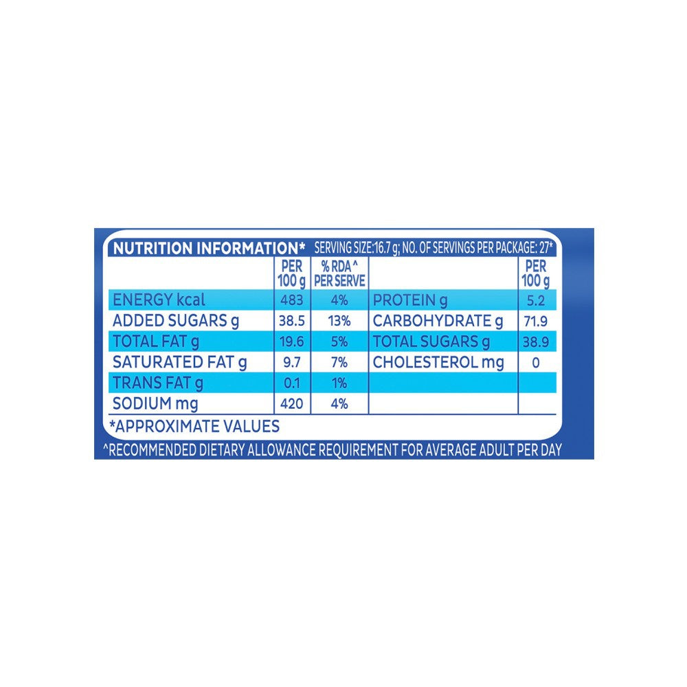 Cadbury Oreo Pokemon Original Vanilla Sandwich Cream Biscuits Jumbo Pack - Pack of 2 : 2 x 481.25 g