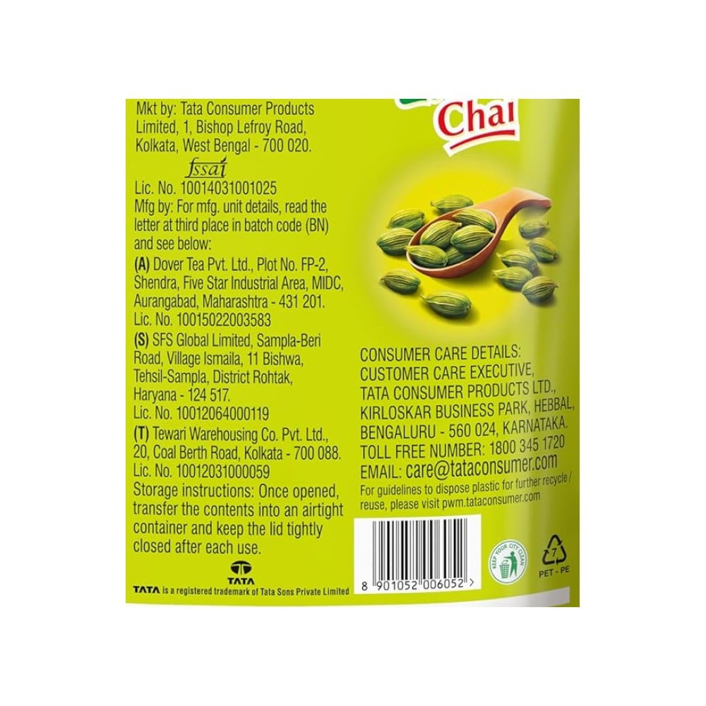 Tata Tata Tea - Elaichi, 1 Kg Tea