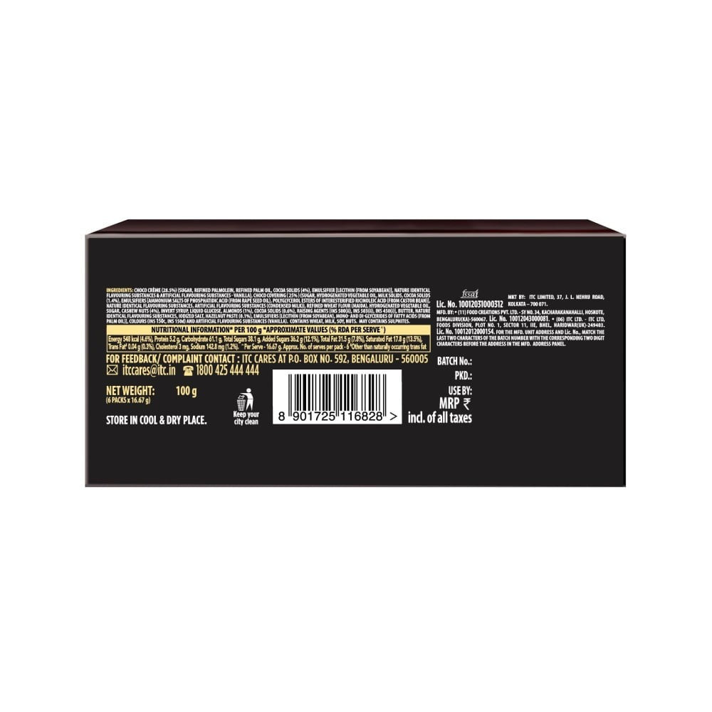 Sunfeast Dark Fantasy Desserts Choconut Dipped Cookies : 100 g