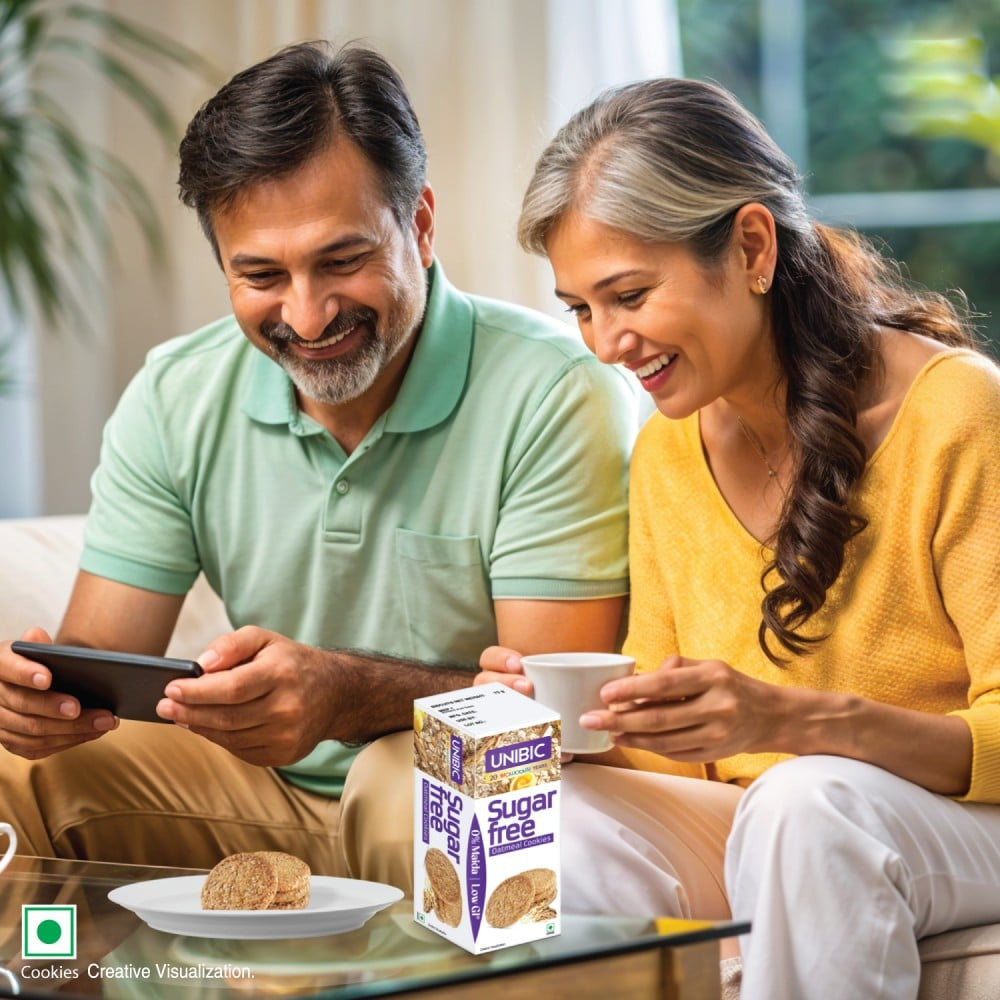 Unibic Sugar Free Oatmeal Cookies : 75 g