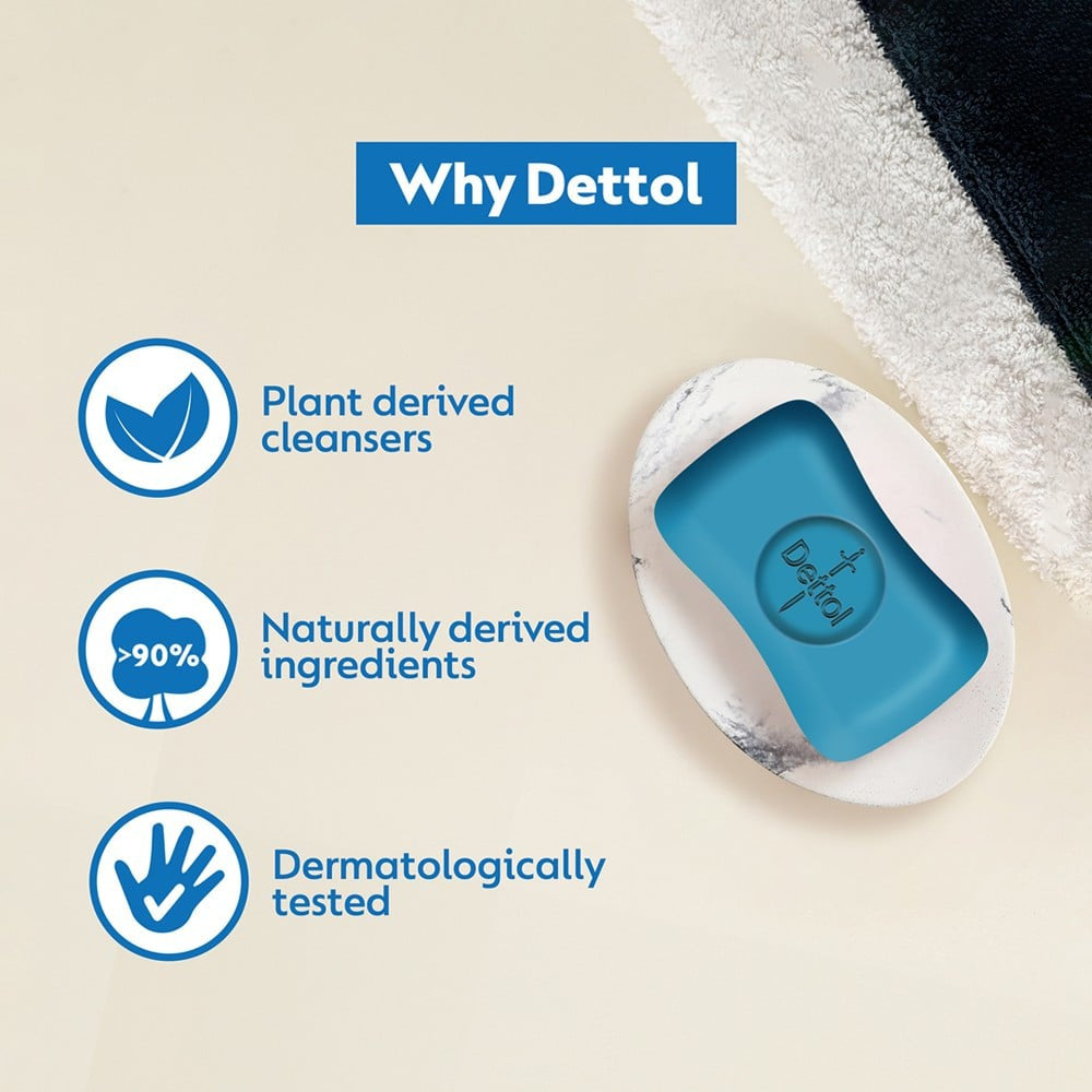 Dettol Icy Cool Soap : 5 x 150 g