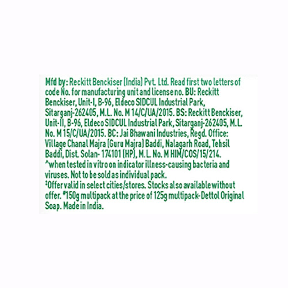 Dettol Original Bathing Soap : 125 g