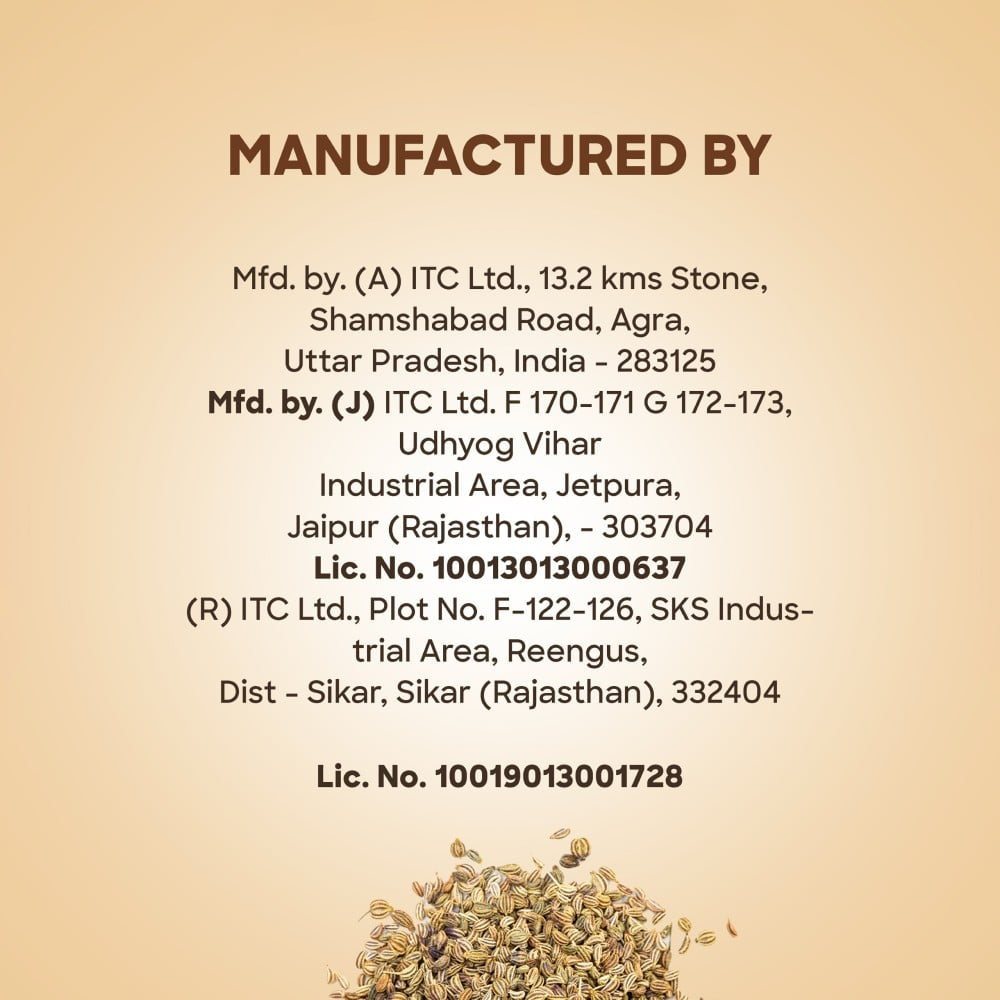Aashirvaad Pure Whole Ajwain Seeds : 100 g
