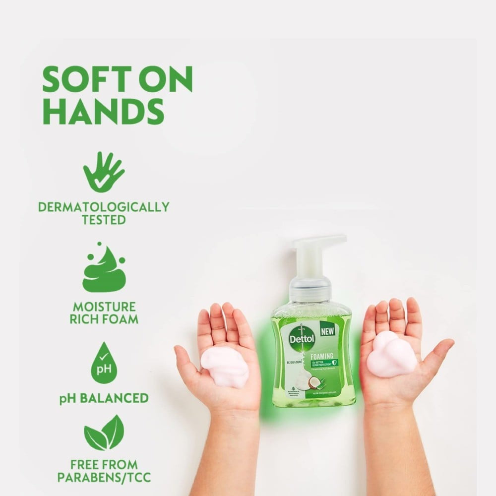 Dettol Aloe Coconut Foaming Handwash : 700 ml