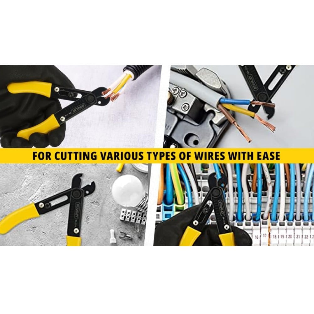 STANLEY Wire Stripper Tool (Yellow & Black) : 1 unit