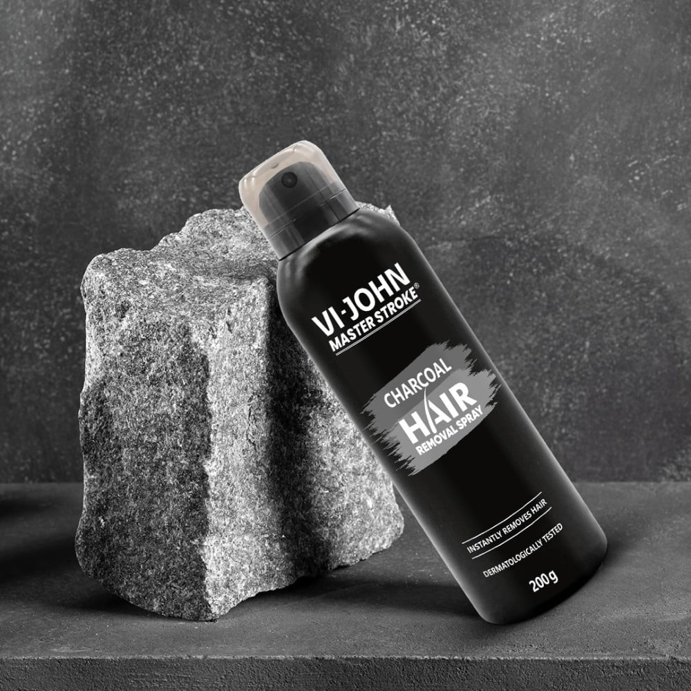 Vi-John Master Stroke Charcoal Hair Removal Spray : 200 g