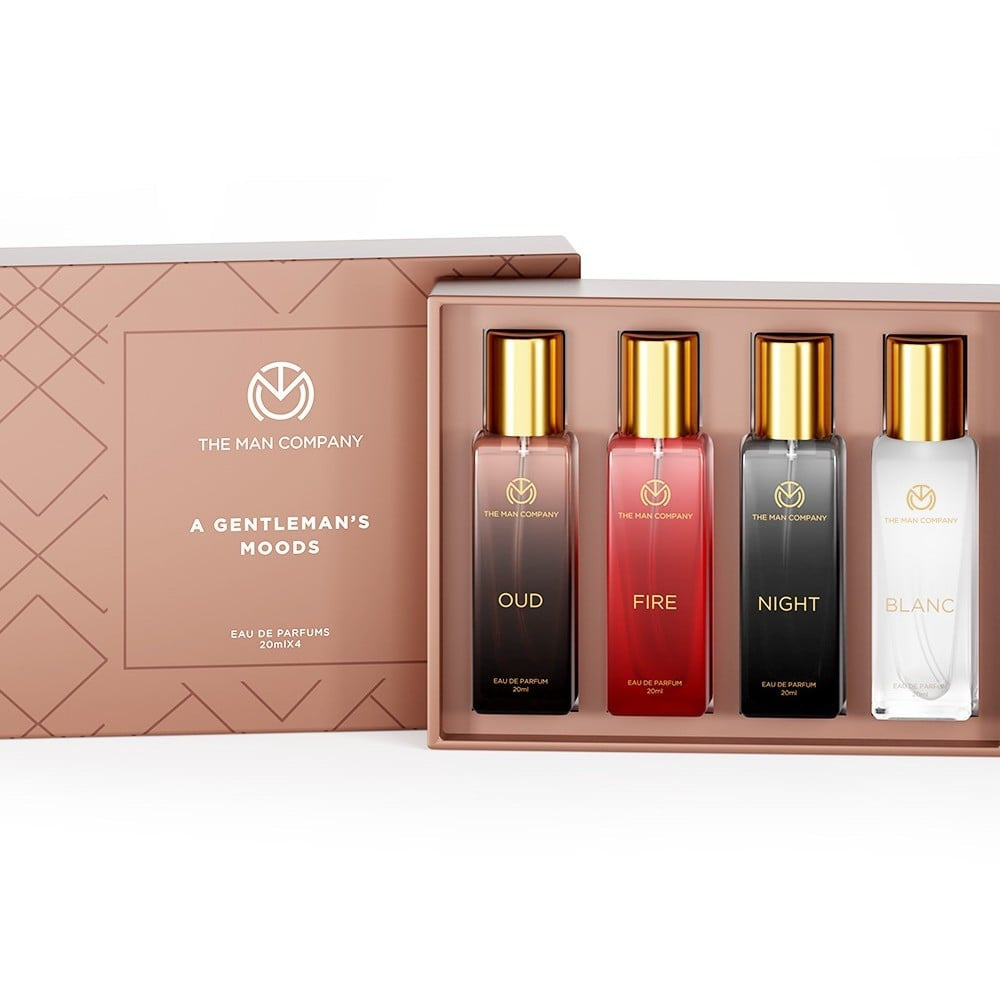 The Man Company Gentleman's Moods Perfume Gift Set : 4 pcs