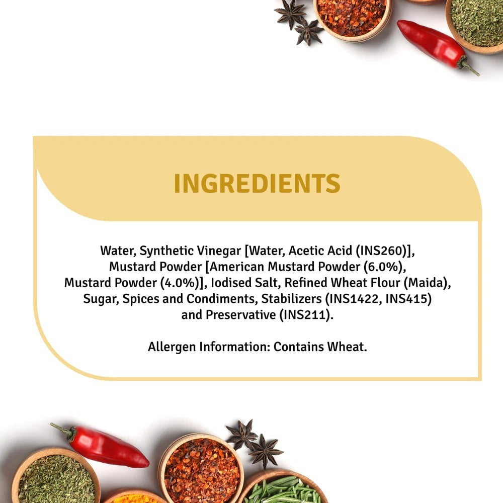 Veeba American Mustard Sauce : 310 g