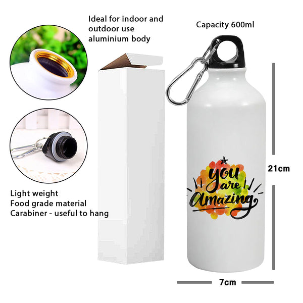 You are Amazing: Printed Sipper Bottle | 600ml