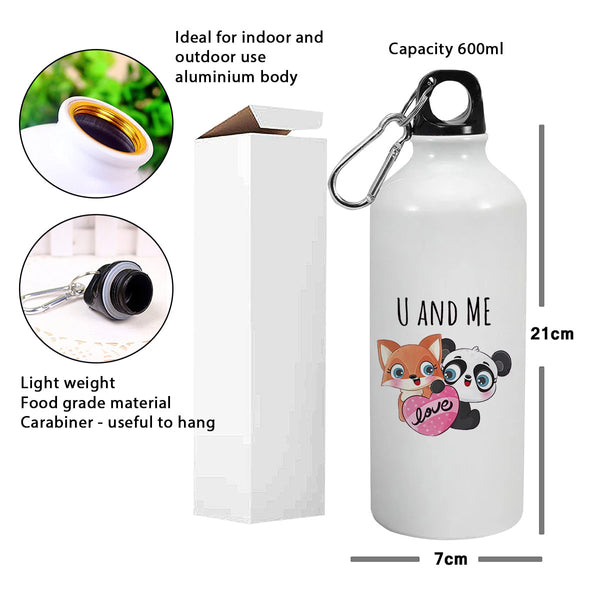 U and Me: Printed Sipper Bottle | 600ml