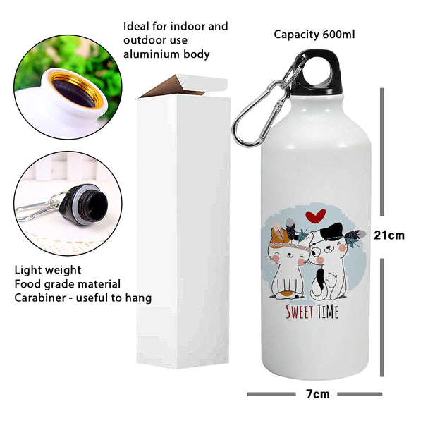 Sweet Time: Printed Sipper Bottle | 600ml