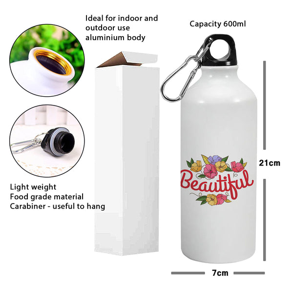 Beautiful: Printed Sipper Bottle | 600ml