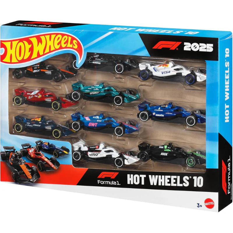 Hot Wheels Formula 1® 2025 Box Set – Premium Collection by Mattel