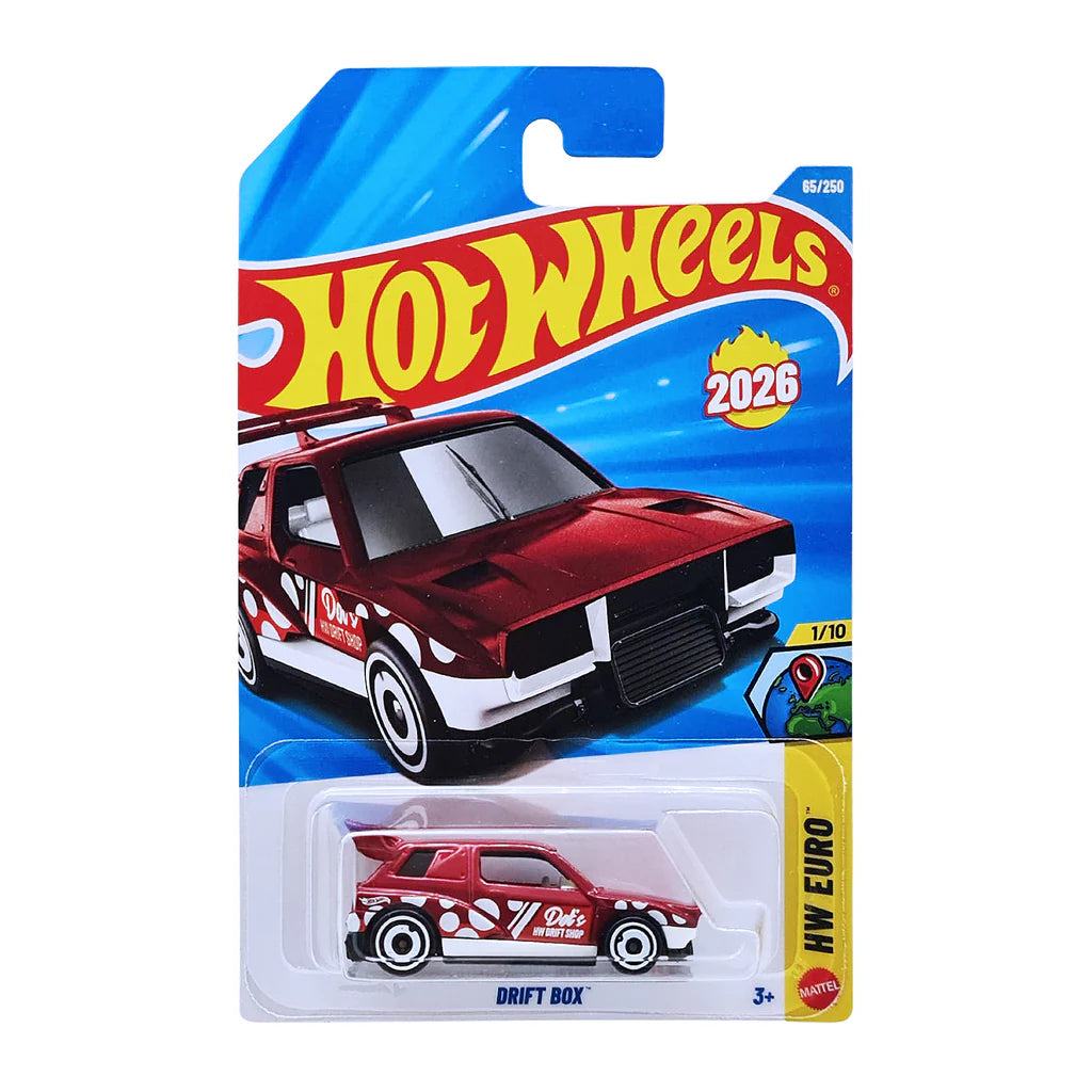 Drift Box (Red) – Hot Wheels by Mattel - Imported (B Case)