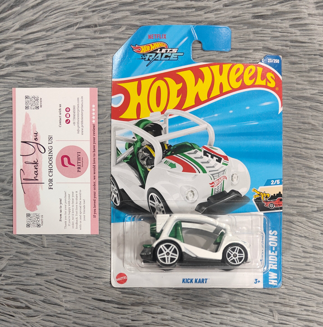 Kick Kart (White) – Hot Wheels 2024 by Mattel