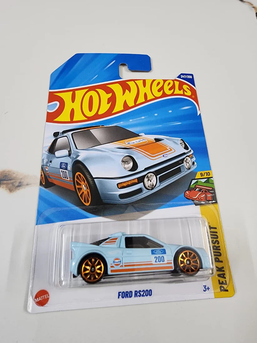 Ford RS200 (Gulf) (Light Blue) – Hot Wheels 2025 by Mattel