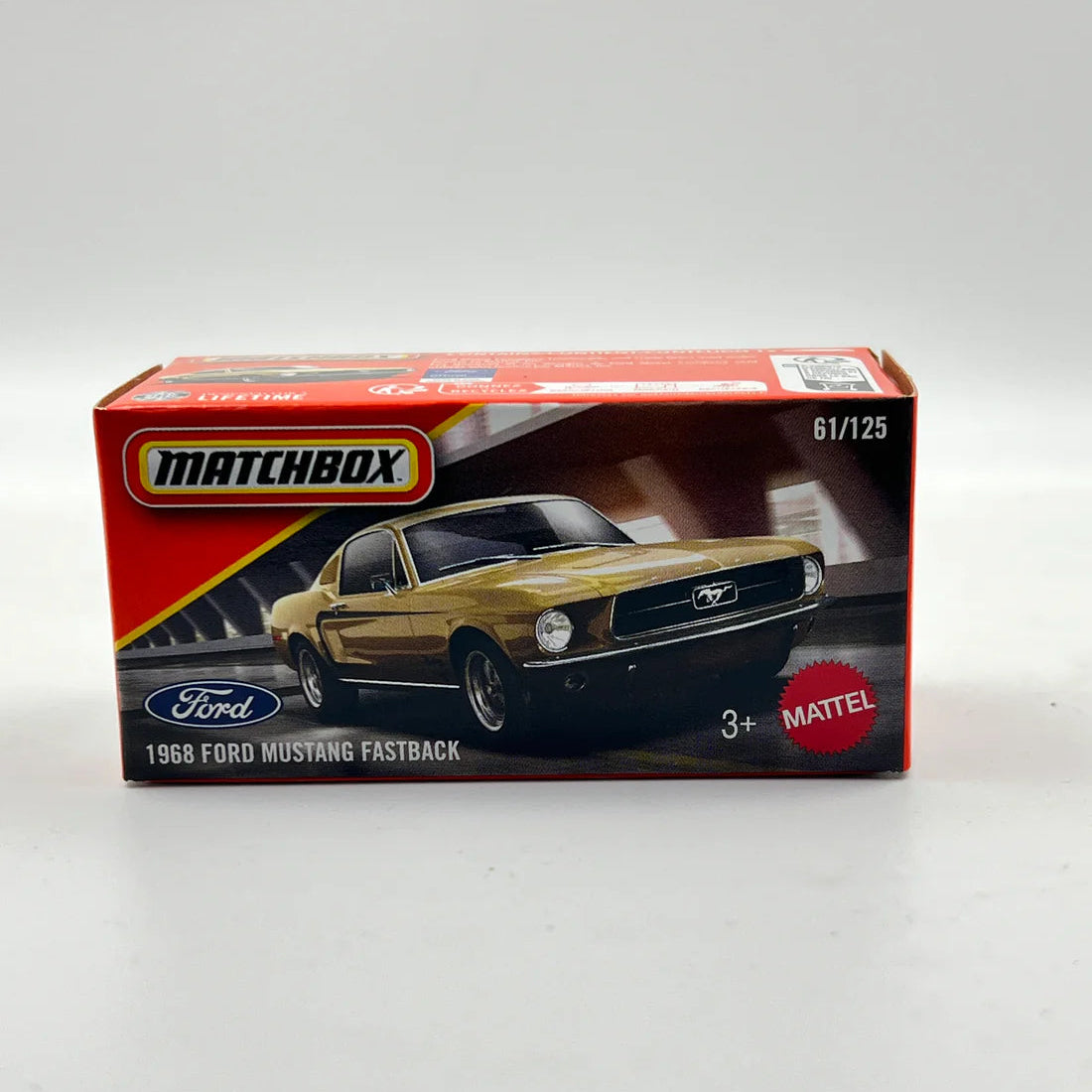 1968 Ford Mustang Fastback (Golden) – Matchbox by Mattel - Prithvi Enterprises