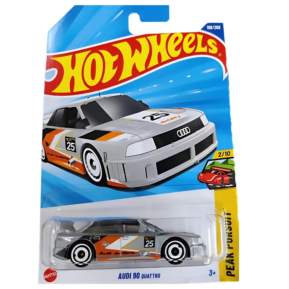 Audi 90 Quattro (Peak Pursuit – Grey) – Hot Wheels 2025 by Mattel