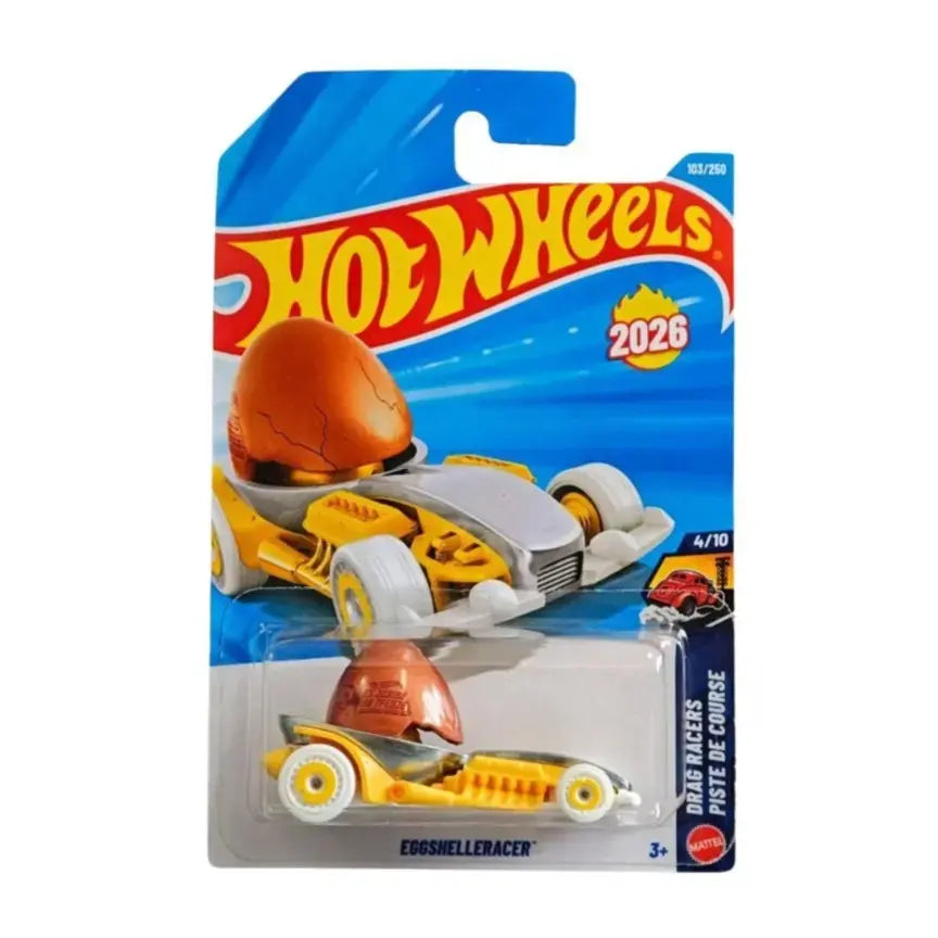 Eggshelleracer (Yellow) – Hot Wheels Imported by Mattel - Prithvi Enterprises
