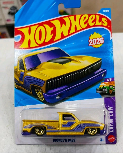 Bounce’N Bass (Golden) – Hot Wheels 2025 by Mattel