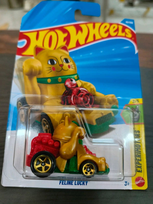 Feline Lucky (Yellow) – Hot Wheels Imported 2026 by Mattel - Prithvi Enterprises