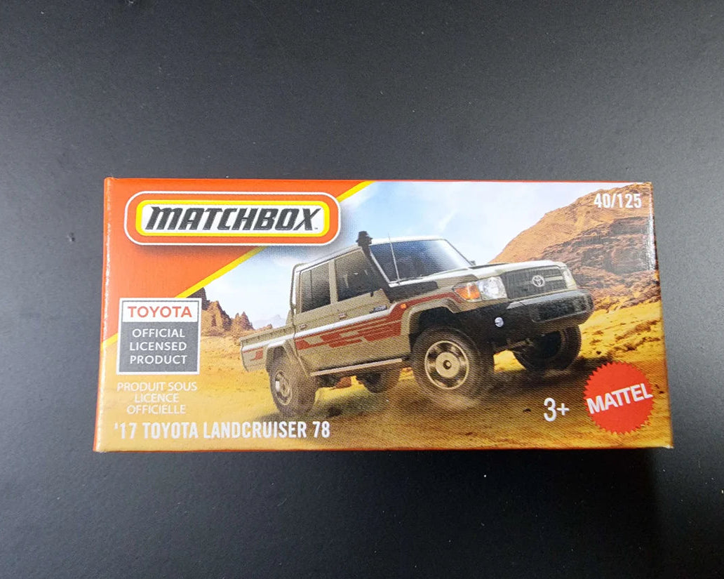 Matchbox 17 Toyota Land Cruiser 78 109/125 | Escala 1:64 Con Carrocería Metálica Y Ruedas Móviles | Edición Coleccionista