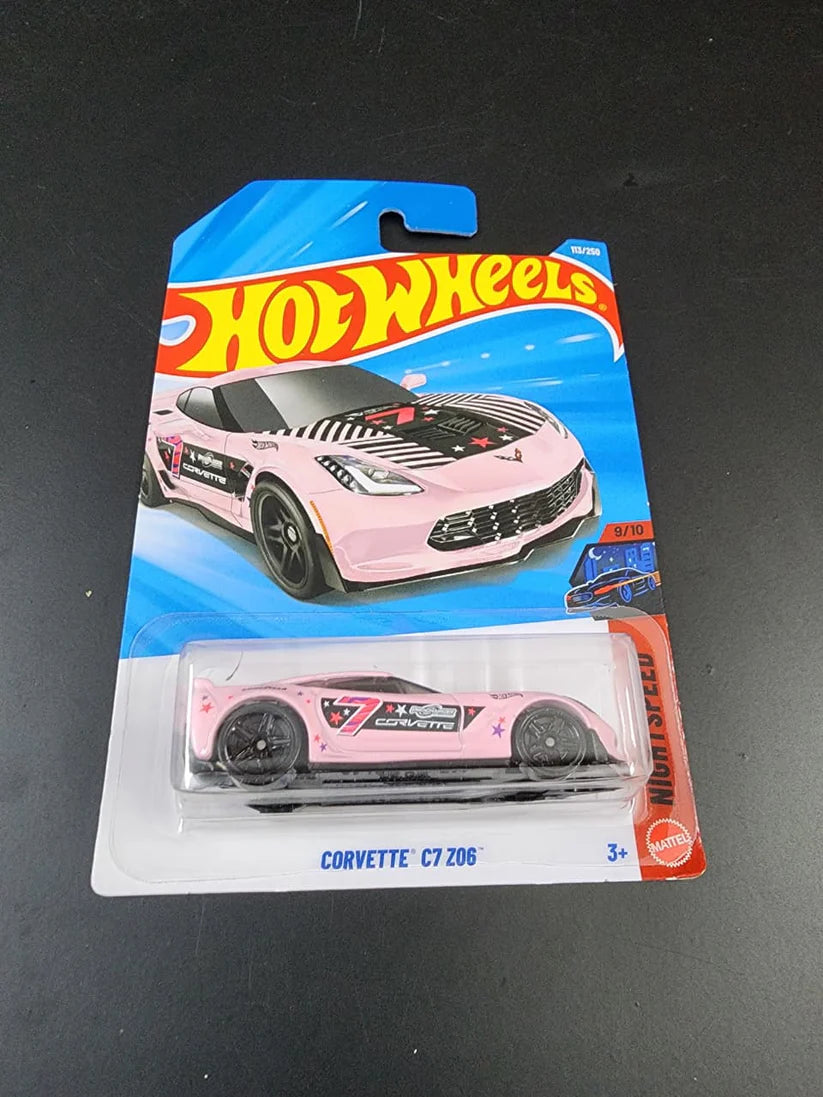 Corvette C7 Z06 (Pink) – Hot Wheels Imported by Mattel – Prithvi