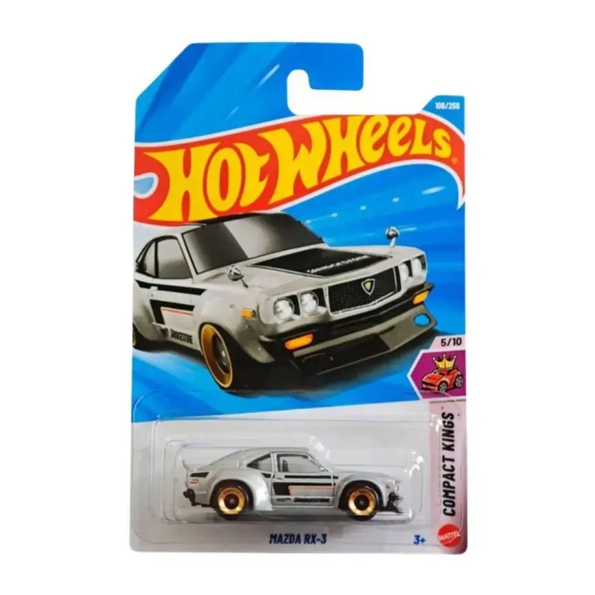 Mazda RX-3 (Silver) – Hot Wheels Imported by Mattel