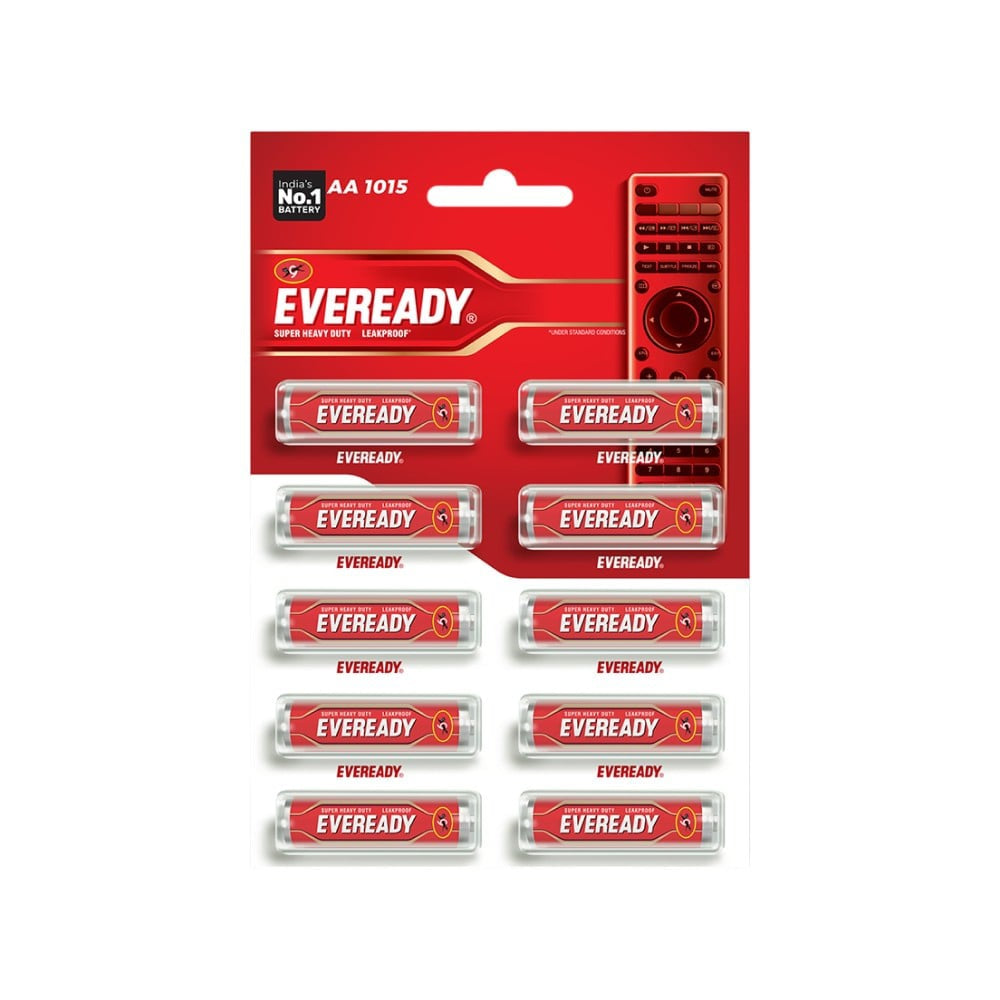 Eveready AA Carbon Zinc Battery : 10 units