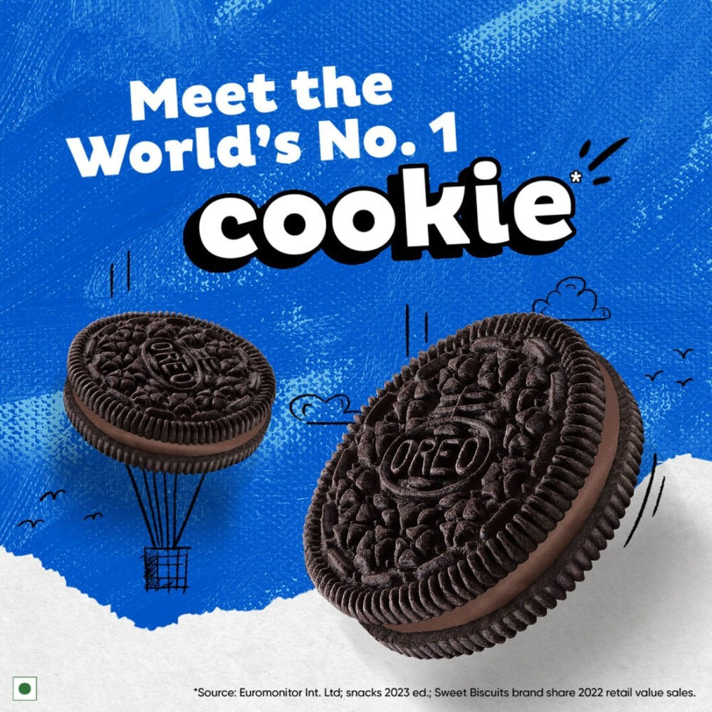 Cadbury Oreo Pokemon Chocolate Flavour Sandwich Cream Biscuits : 131.25 g