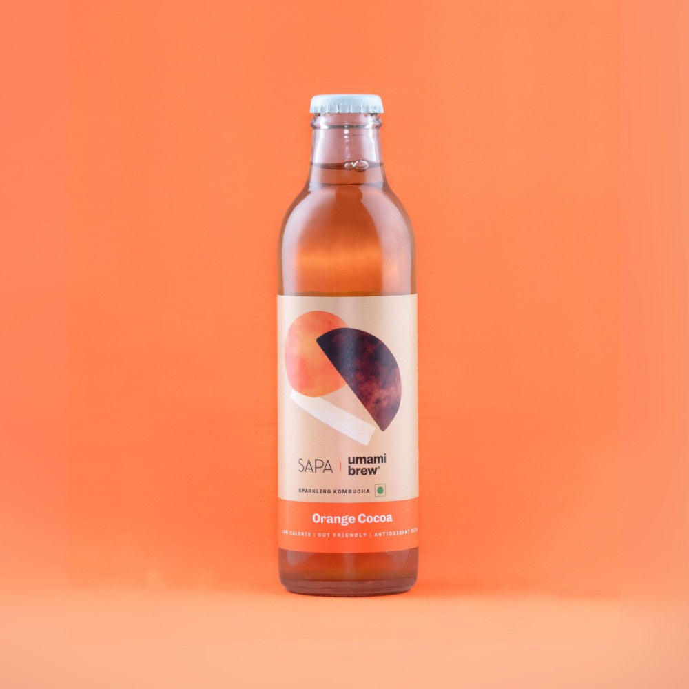 Umami Brew Sparkling Kombucha (Orange Cacao) : 250 ml