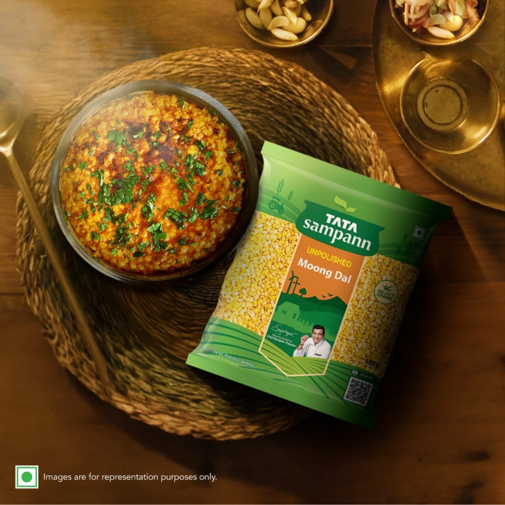 Tata Sampann Unpolished Moong Dal (Dhuli) Split : 1 kg